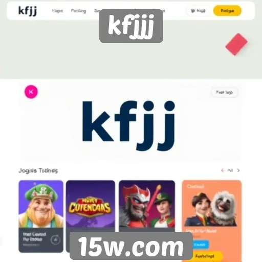 Análise da interface do site de jogos kfjjj